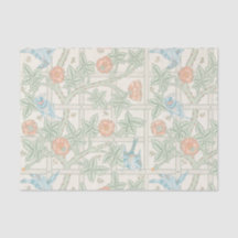 Papel de Parede Vitoriano Treliça William Morris