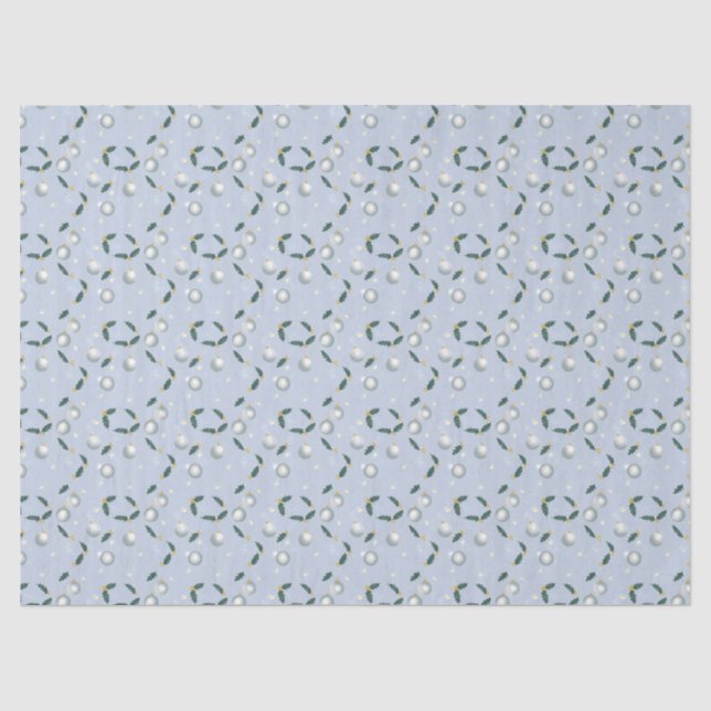 Seda Papel de Presente Coroa de Inverno (Frente )