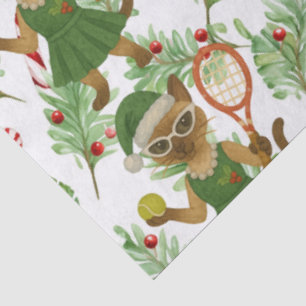 Seda Papel de presente temático de Natal de tênis para