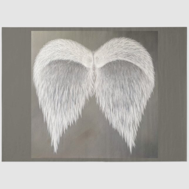 Seda Papel de Tecido Angel Wings (Frente )