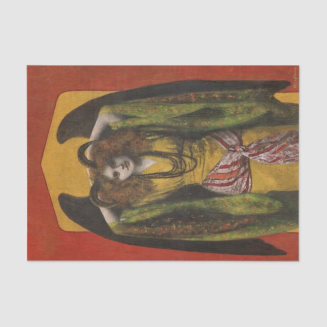 Seda Papel de Tecido Anjo Corado (Frente )