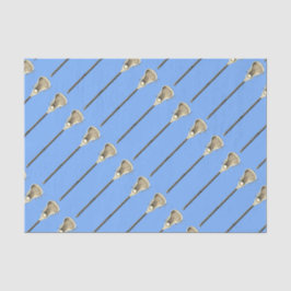 Seda Papel de Tecido Azul Lacrosse