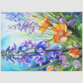 Seda Papel de Tecido Bluebells Floral primavera