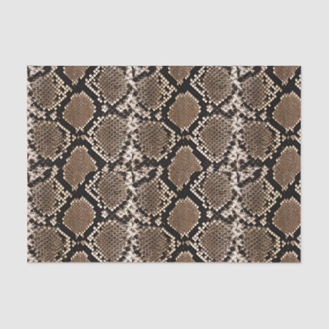Seda Papel de Tecido Boa Constrictor Snakeskin (Frente )