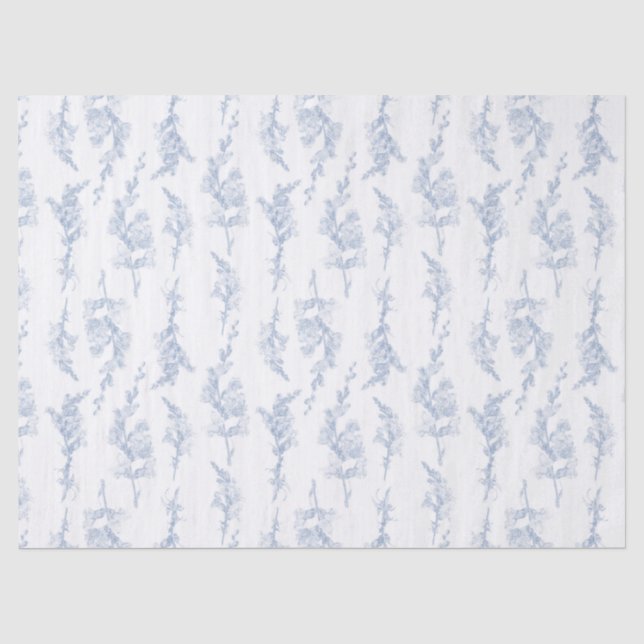 Seda Papel de Tecido Botânico Elegante (Frente )