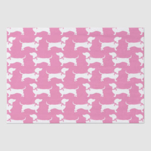 Seda Papel de Tecido Cãozinho Cachshund