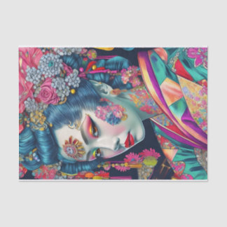 Seda Papel de Tecido Clássico Geisha