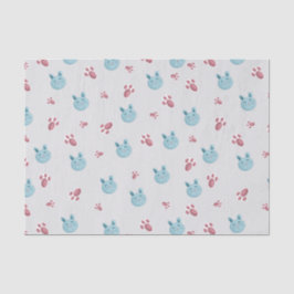 Seda Papel de Tecido Coelho - Enxace de Presente Bonito