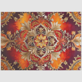 Seda Papel de Tecido Colorido Bizantino de Joias