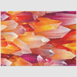 Seda Papel de Tecido Colorido de Arte Cristal Colorida