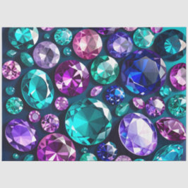 Seda Papel de Tecido Colorido de Arte Judaica