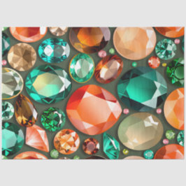 Seda Papel de Tecido Colorido de Arte Judaica