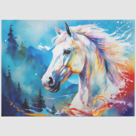 Seda Papel de Tecido Colorido de Tinta Cinzenta