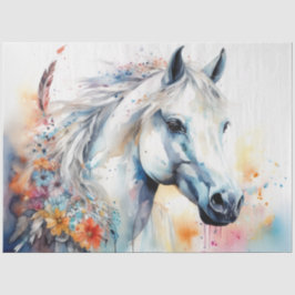 Seda Papel de Tecido Colorido de Tinta Cinzenta