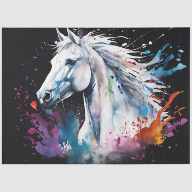 Seda Papel de Tecido Colorido de Tinta Cinzenta (Frente )