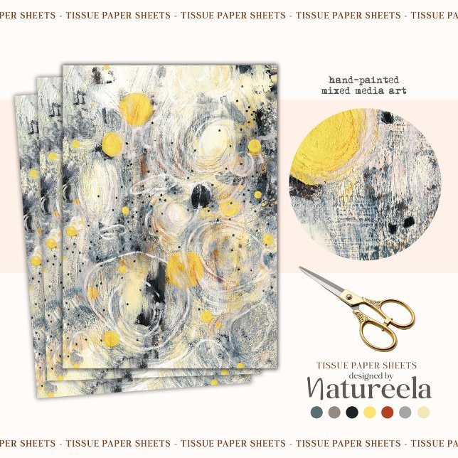 Seda Papel de Tecido com Design de Textura Artística Ab (Criador carregado)
