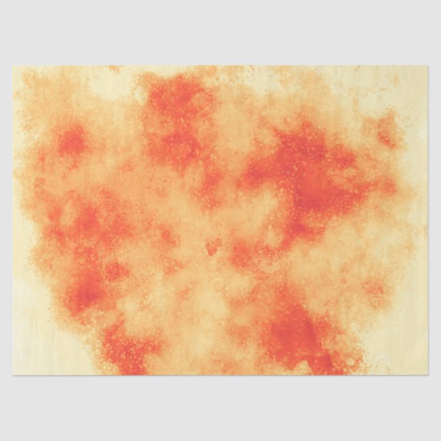 Seda Papel de Tecido com efeito de nuvem de cluster Red (Frente )
