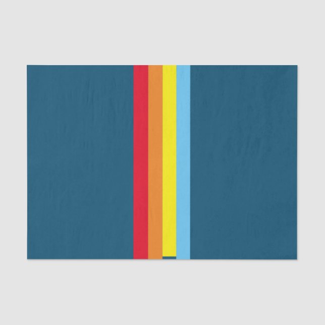 Seda Papel de Tecido com Faixa Retroativa (Marinho Azul (Frente )