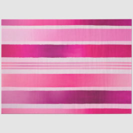 Seda Papel de Tecido com faixas de cor d'água coloridas