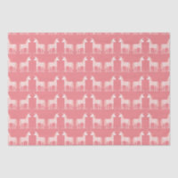 Papel de Tecido Cor-de-Rosa Mágico Unicórnio