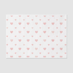 Seda Papel de Tecido Coração Rosa-Colorido