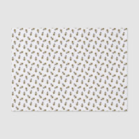 Papel De Tecido De Abelhas Ilustrado Russo