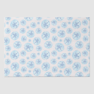 Seda Papel de tecido de areia azul-aqua e dólar