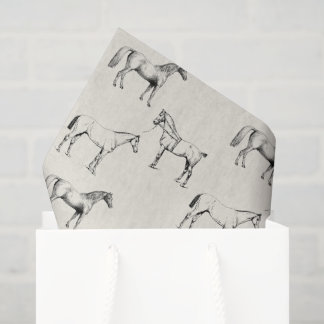 Seda Papel de Tecido de Cavalo para Sacolas de Presente