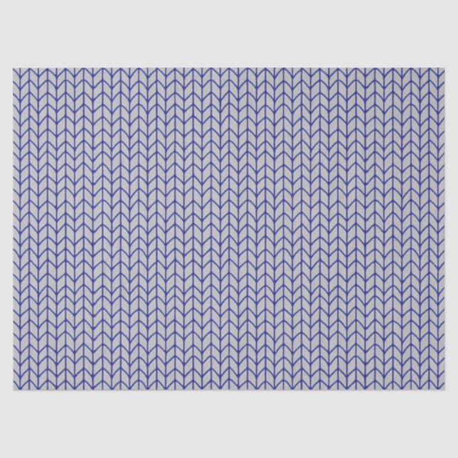 Seda Papel de Tecido de CINZA AZUL (Frente )