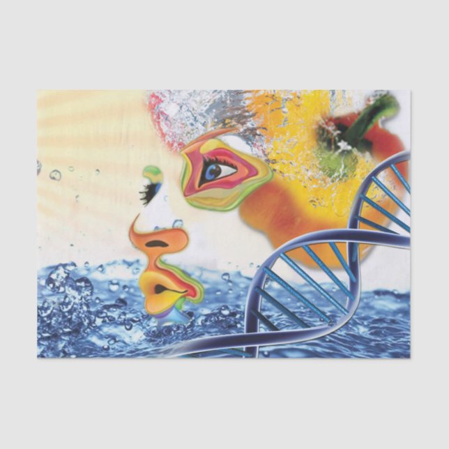 Seda Papel de Tecido de Consciência da comida (Frente )