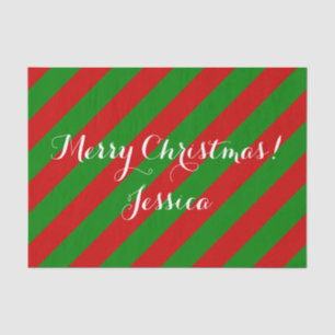 Seda Papel de tecido de cor natalina para embalagem de 