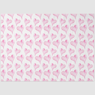Seda Papel de Tecido de Cores Aquáticas, Rosa e Branco