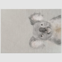 Seda Papel de Tecido de Decoupage de Koala, australiano