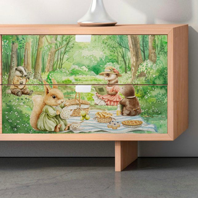 Seda Papel de Tecido de Decoupage de primavera Picnic (Criador carregado)