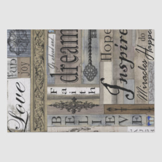 Seda Papel de Tecido de Decoupage de Woods de Inspiraçã