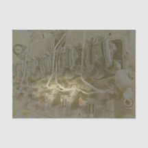 Papel de Tecido de Decoupage do Motor Industrial