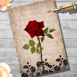 Seda Papel de Tecido de Decoupage do Rosa do Solteiro V