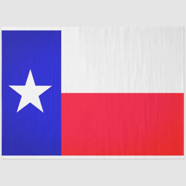 Seda Papel de Tecido de Decoupage do Texas Flag (Frente )