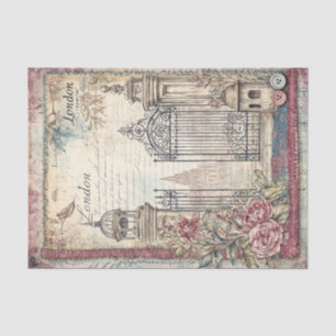 Seda Papel de Tecido de Decoupage em Londres