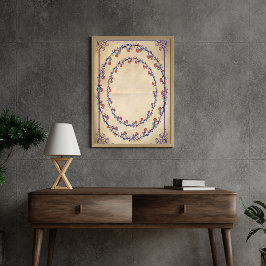 Seda Papel de Tecido de Decoupage Floral Elegante