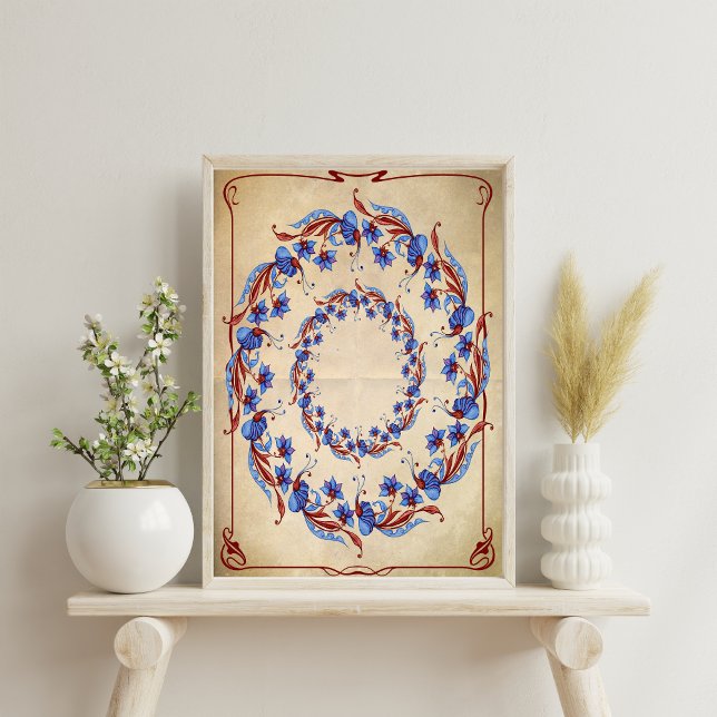 Seda Papel de Tecido de Decoupage Floral Whimsical (Criador carregado)