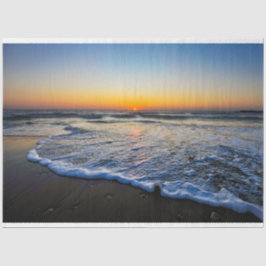 Seda Papel de Tecido de Decoupage no Oceano Sunset 4 20