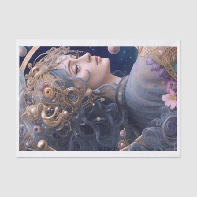 Seda Papel de Tecido de Desligamento para Mulheres Míst (Frente )