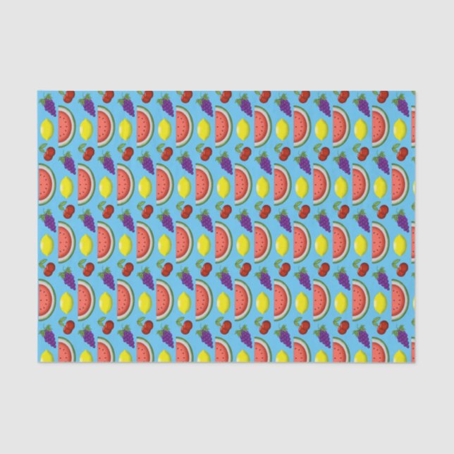 Seda Papel de tecido de Fruta misto (Frente )