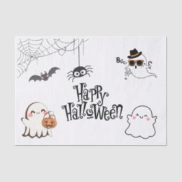 Seda Papel de Tecido de Halloween bonito e assustador