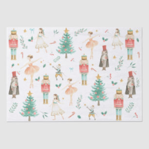 Seda Papel de Tecido de Imagens de Natal do Balé Nutcra