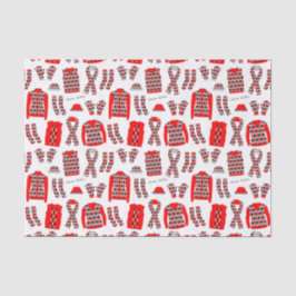 Seda Papel de Tecido de Itens de Padrão de Estilo Verme