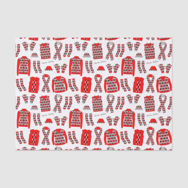Seda Papel de Tecido de Itens de Padrão de Estilo Verme (Frente )