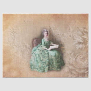 Seda Papel de Tecido de Leitura Marie Antoinette