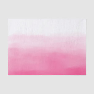 Seda Papel de Tecido de Mão Rosa Quente de Aquarela
